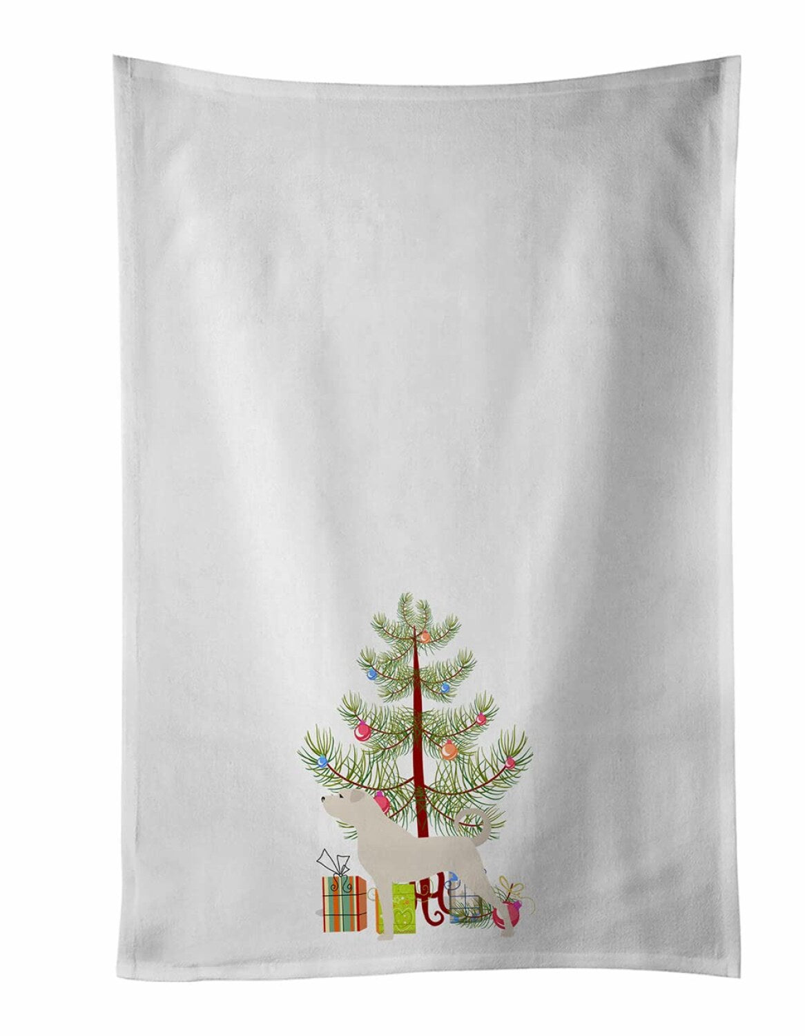 Anatolian Shepherd White Kitchen Towel Set of 2