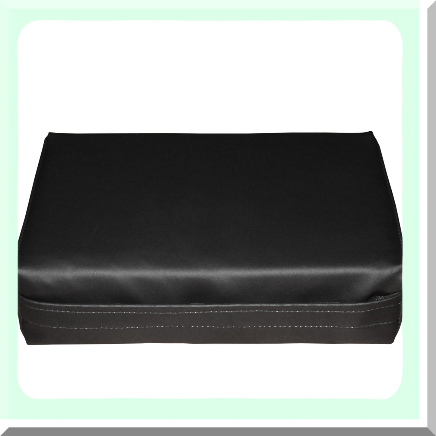ErgoAlign Lumbar Support Pillow - Orthopedic Memory Foam Cushion for Back Pain Relief - 12x8x3 Inch Rectangular Bolster - Black Color