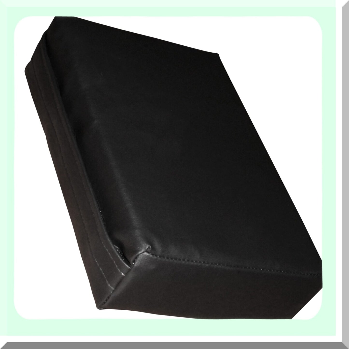 ErgoAlign Lumbar Support Pillow - Orthopedic Memory Foam Cushion for Back Pain Relief - 12x8x3 Inch Rectangular Bolster - Black Color