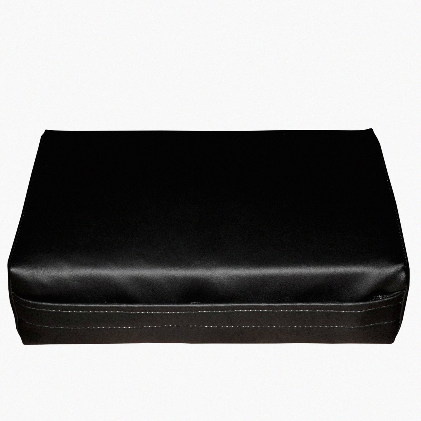 ErgoAlign Lumbar Support Pillow - Orthopedic Memory Foam Cushion for Back Pain Relief - 12x8x3 Inch Rectangular Bolster - Black Color
