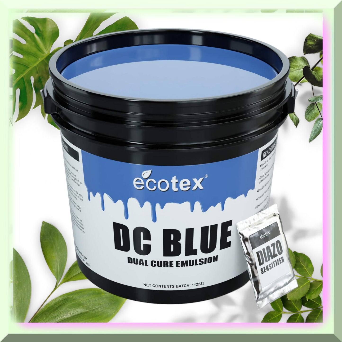 Blue Silk Screen Printing Emulsion 16oz Pint