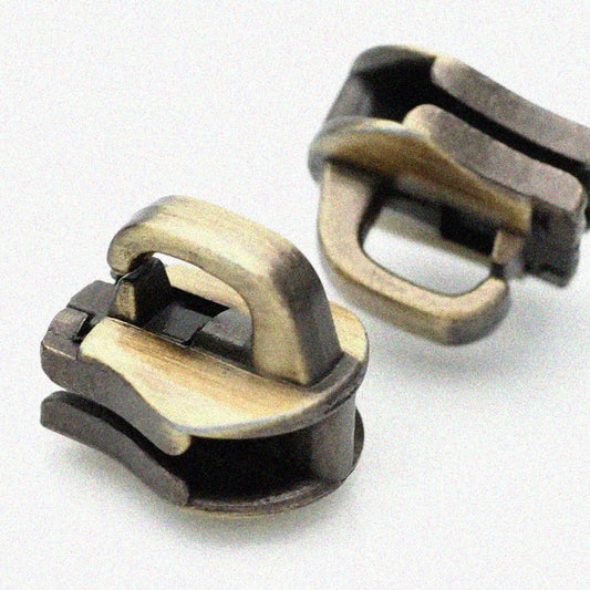 10 Pack Metal Zipper Sliders No. 5 Auto Lock