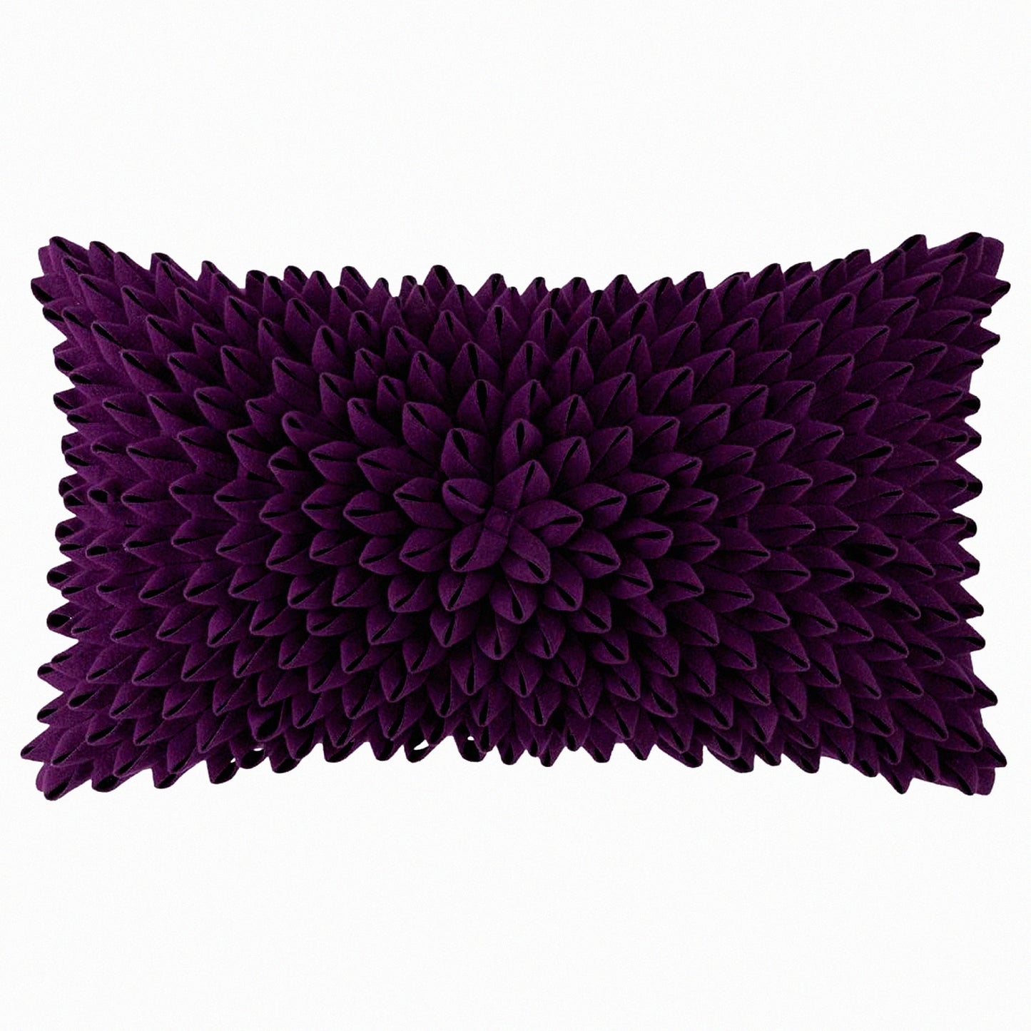 Customized 3D Purple Pillowcase - Sofa Decor Cushion Cover - Personalized Rectangle Throw Pillow - Couch Chair Accent Case 12x20 Inches