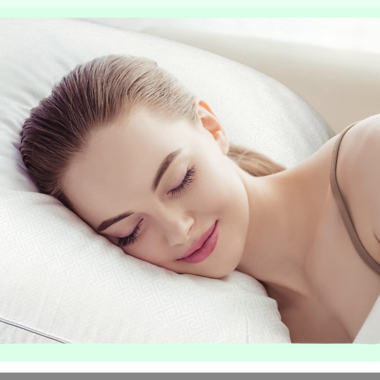 FluffyDreams Pillow Set - Medium Firm Hotel Collection Pillows for Sleeping - Super Soft Down Alternative - Side & Back Sleeper Pillows for Adults - Set of 2