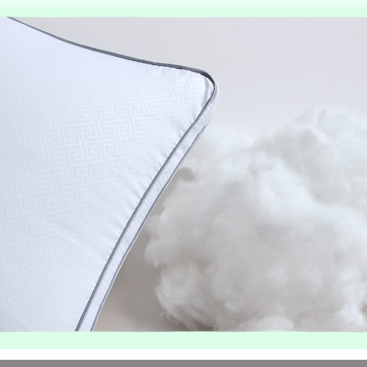 FluffyDreams Pillow Set - Medium Firm Hotel Collection Pillows for Sleeping - Super Soft Down Alternative - Side & Back Sleeper Pillows for Adults - Set of 2