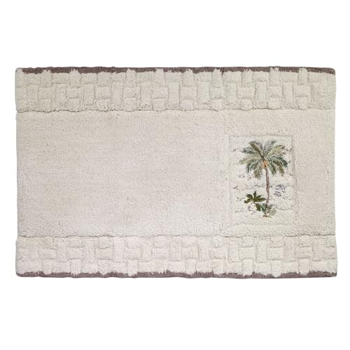 Bath Mat, Soft Absorbent, Colony Palm Collection