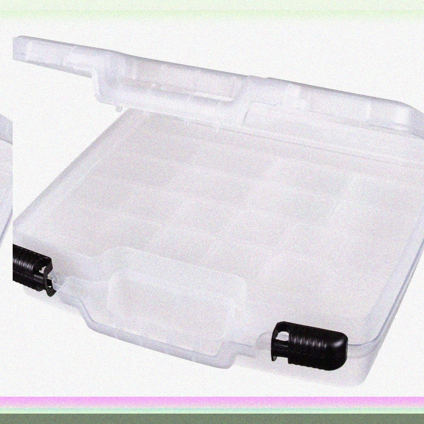 Deep Base Carrying Case 15x3.25x14.375 Translucent