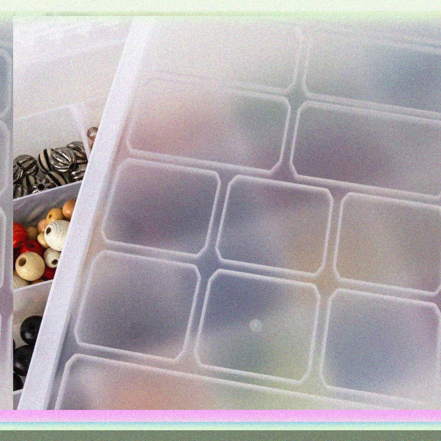 Deep Base Carrying Case 15x3.25x14.375 Translucent