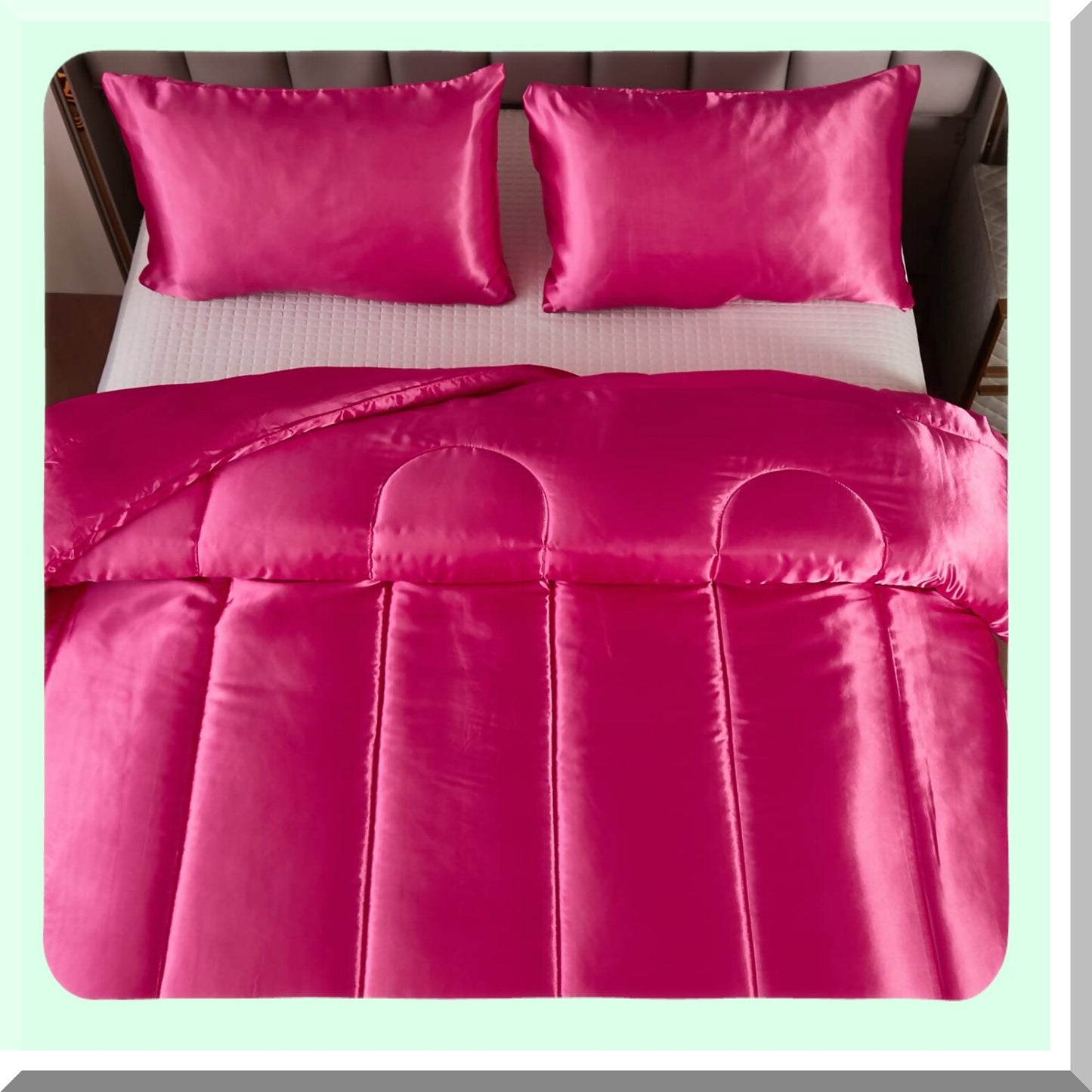 Pink Dreamer Cozy Comforter Set - Includes 1 Comforter & 2 Pillowcases - Soft & Stylish Bedding Set for a Dreamy Night's Sleep