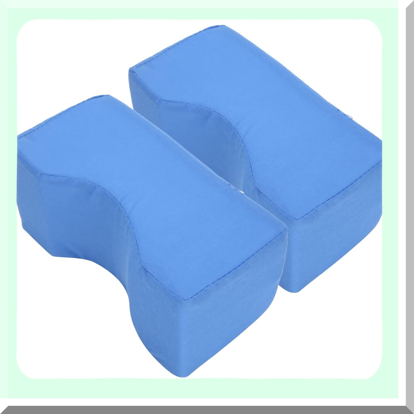 ElevateEase Leg Support Cushion Set - Ankle & Foot Elevator Pillows for Elderly Patients, Anti Bedsore Foam Pads, Leg Rest Elevating Pillow