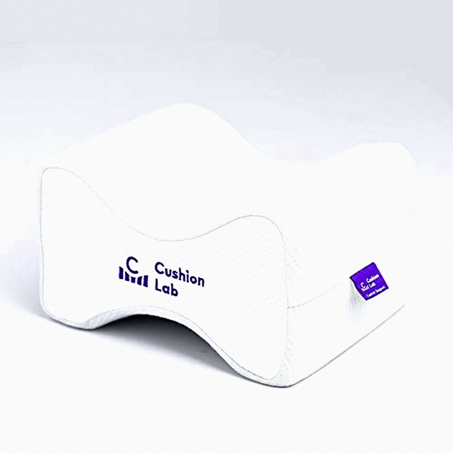 OrthoAlign Memory Foam Knee Pillow - Large Size for Side Sleepers with Hip, Pregnancy, Sciatica, and Back Pain Relief - Contour Wedge for Healthy Alignment while Sleeping