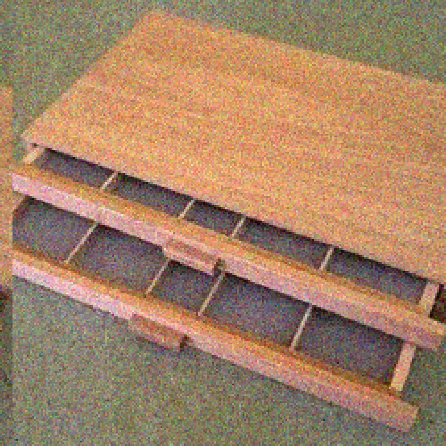 Wood Pastel Storage Box 2 Drawer 15-3/4"x9-5/9"x2-1/8"