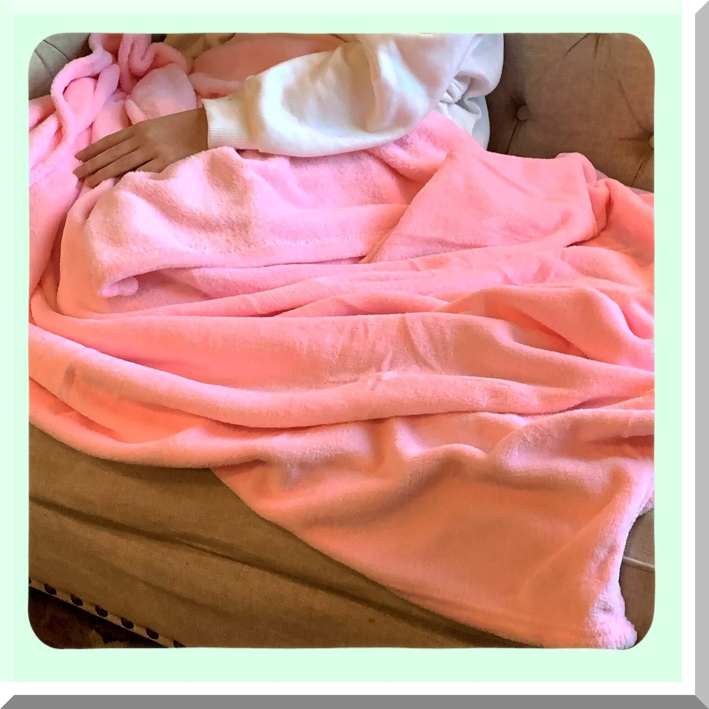 UltraSoft Cozy Fleece Throw Blanket - 50"x60" Plush Microfiber in Lime Green"