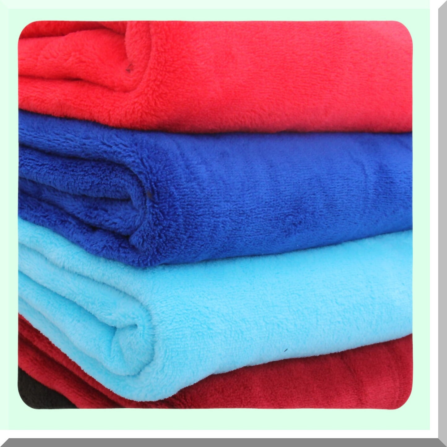 UltraSoft Cozy Fleece Throw Blanket - 50"x60" Plush Microfiber in Lime Green"