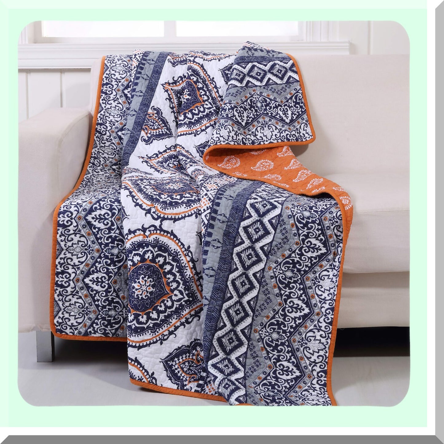 CozySaffron Medina Throw Blanket - 50x60 Ultra-Soft Comfort