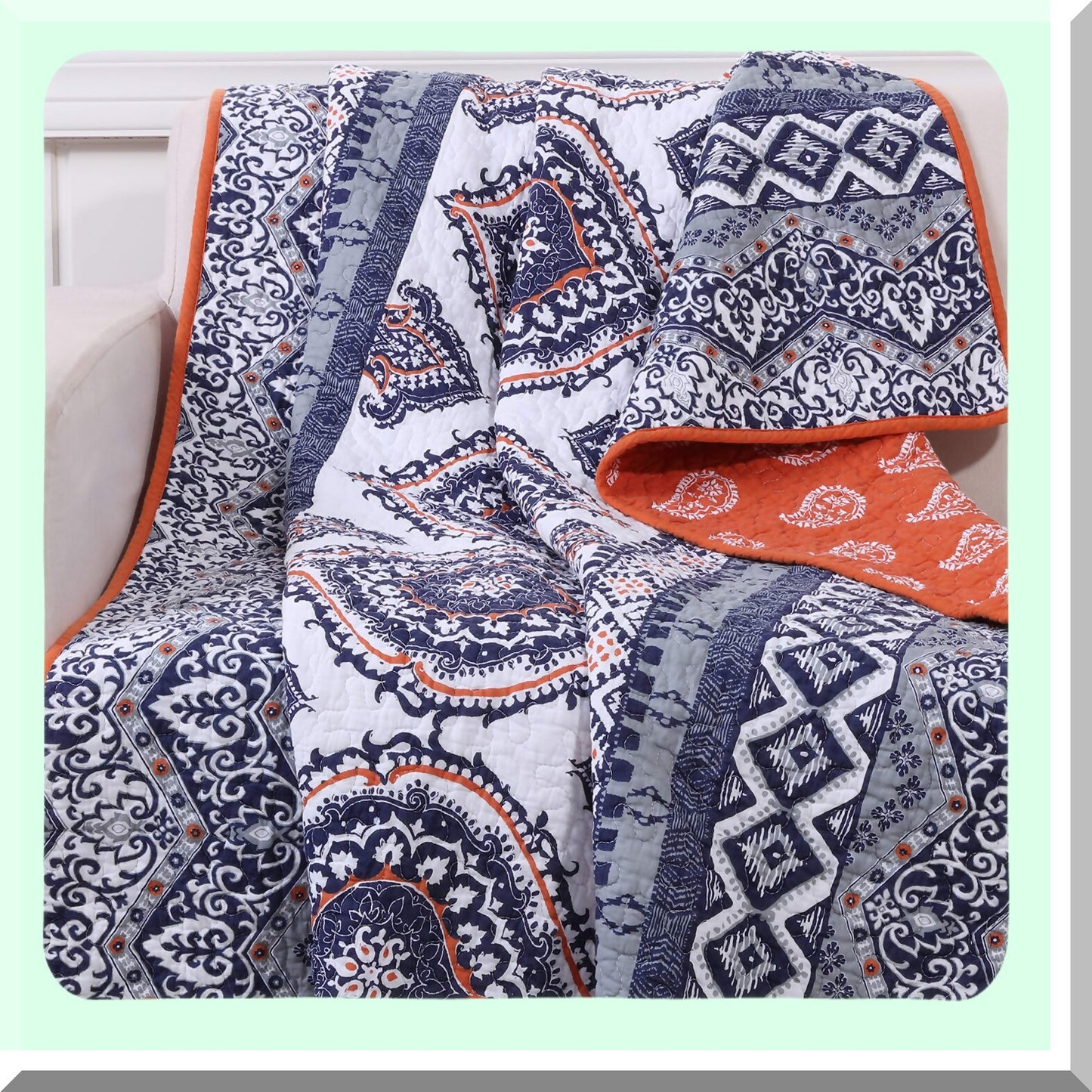 CozySaffron Medina Throw Blanket - 50x60 Ultra-Soft Comfort