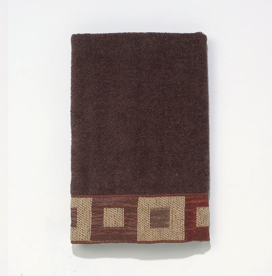 Hand Towel, Mocha, 28" x 16"