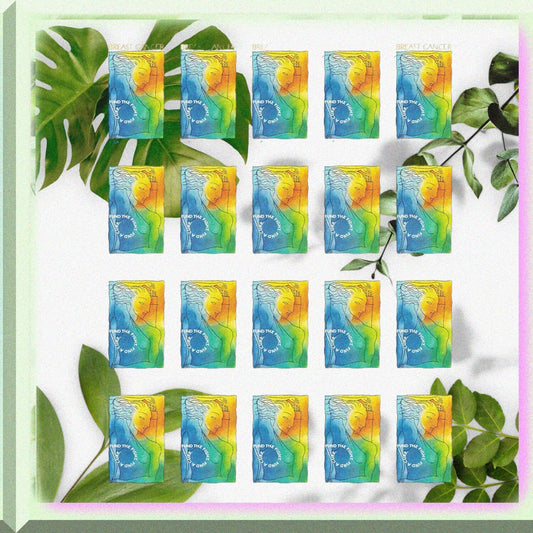 Breast Cancer Semipostal Stamp Sheet 20