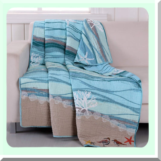 Maui Cozy Comfort Throw Blanket - Ultra Soft 50x60