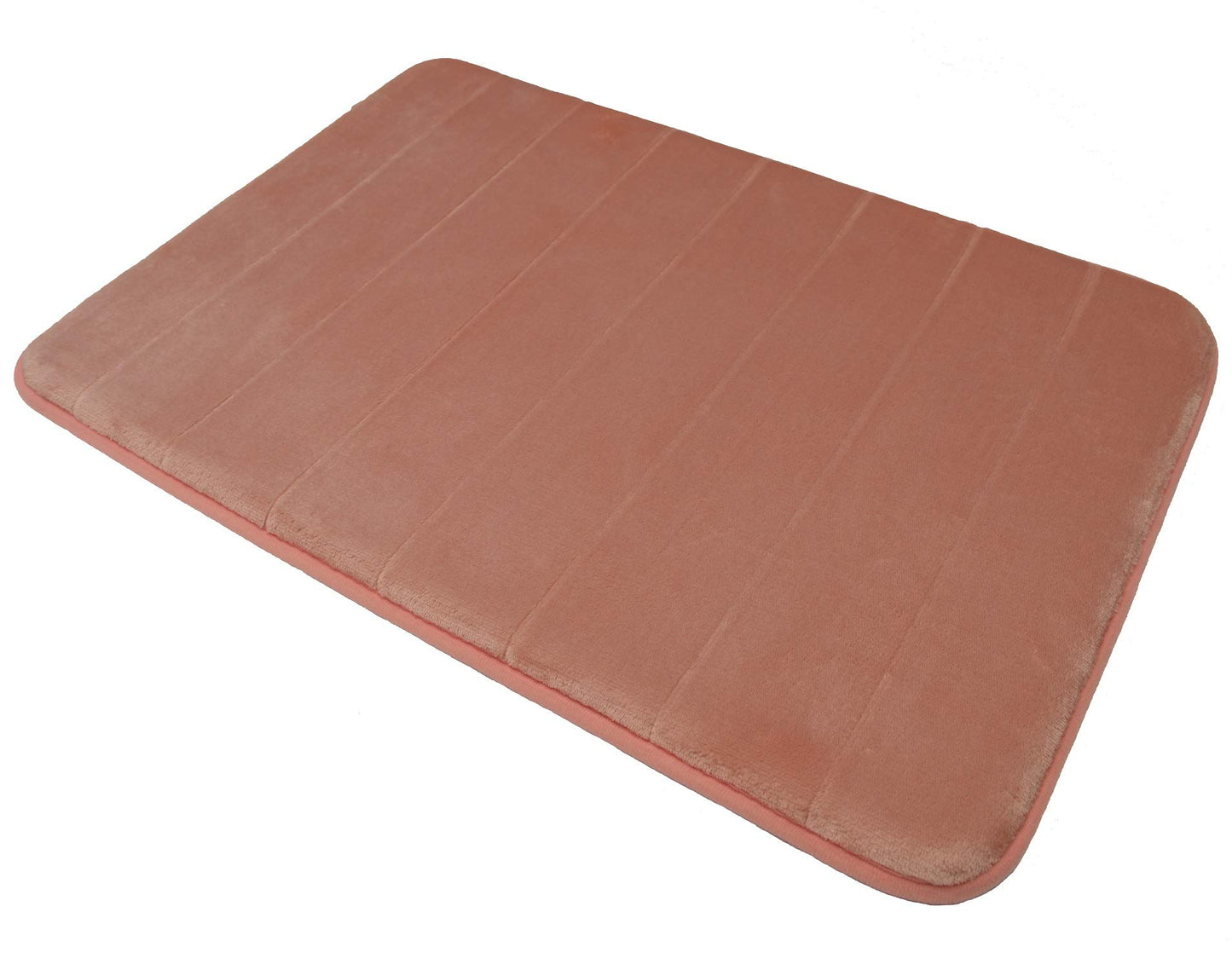 Blush Rose Pink Memory Foam Bath Mat 17x24