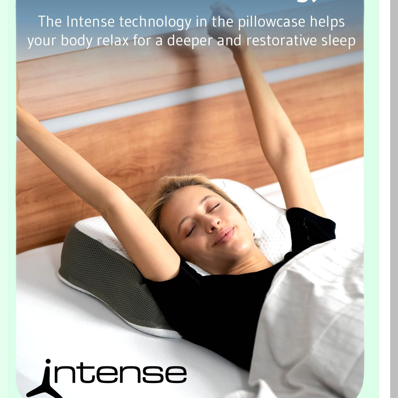 Bamboo Charcoal Orthopedic Travel Pillow - Intense Sleep Support