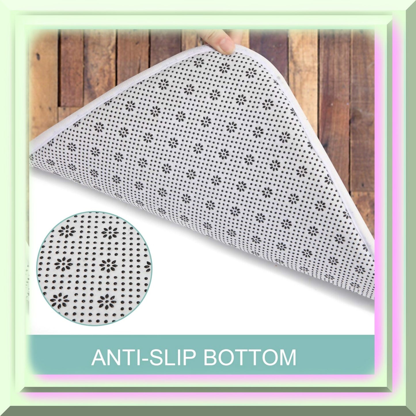 Bathroom Rug 24x71 Inches Non Slip Absorbent Memory Foam