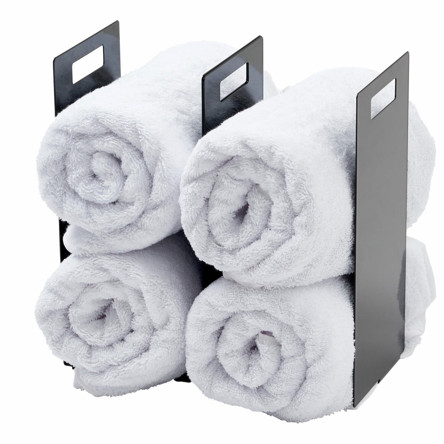 Black Interlocking Towel Organizer Set of 2