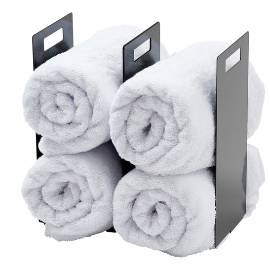 Black Interlocking Towel Organizer Set of 2