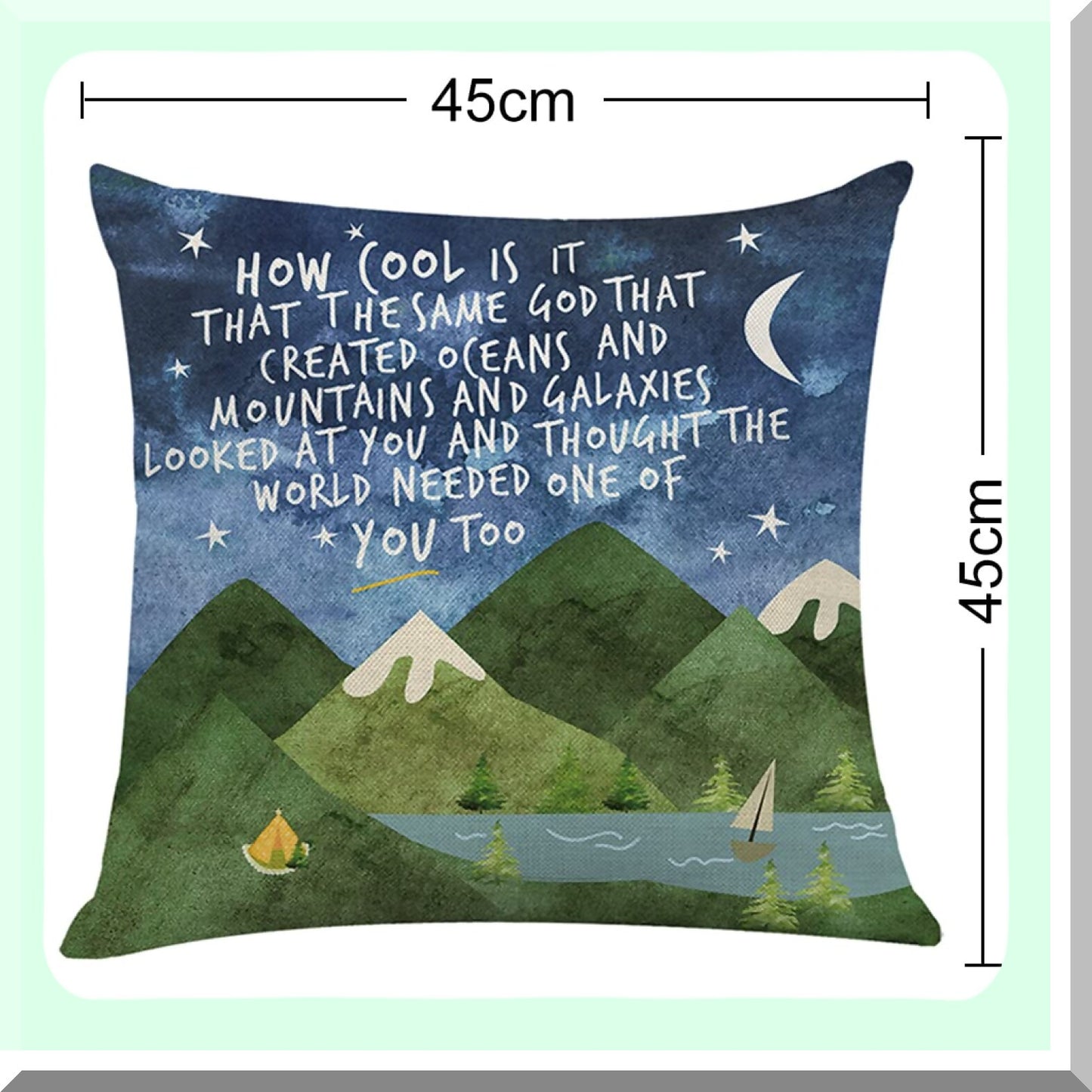 EmpowerHer Inspirational Quotes Pillow Covers - Set of 4, 18" x 18" Cushion Cases for Girls & Women, Sofa Bed Couch Decor - Motivational Gifts