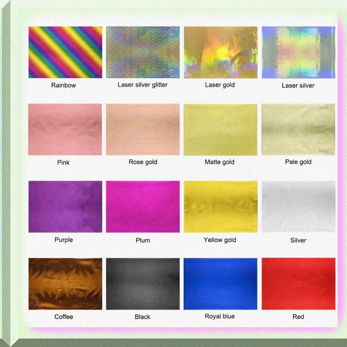 20x29cm Pale Gold Hot Foil Paper Pack 50 Sheets