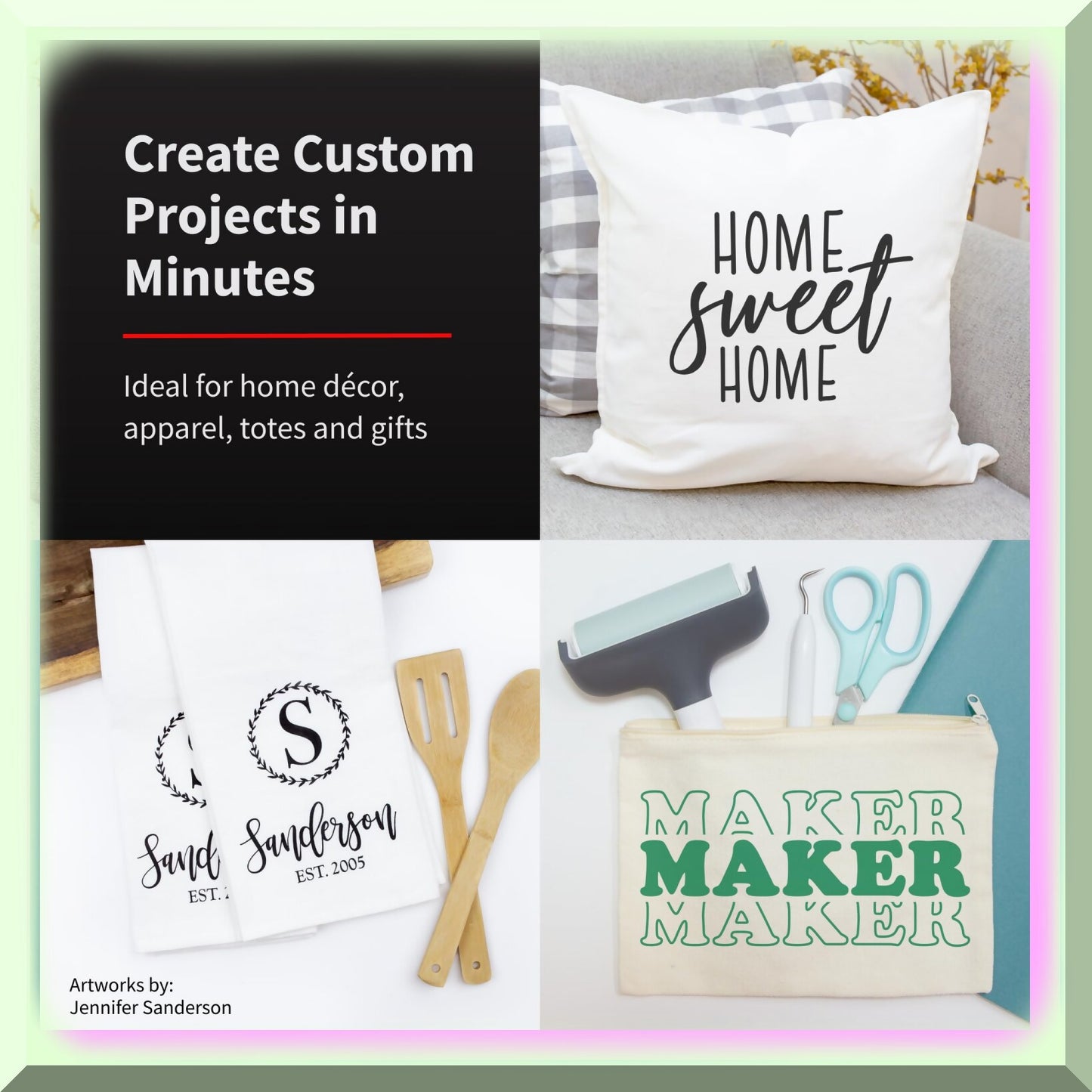DIY Screen Printing Vinyl Kit for T-Shirts & Decor