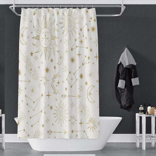 Concise Style Shower Curtain 72x72 inch Polyester Waterproof