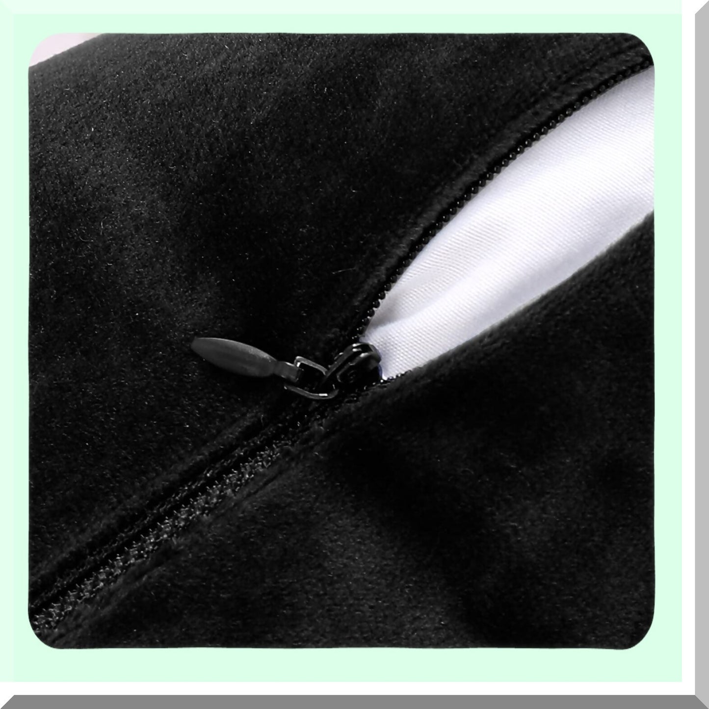 Luxury Velvet Pillow Covers Set - Soft Decorative Cushion Cases for Couch Sofa Bedroom Living Room Patio - Pack of 2 18x18 Inch - Black
