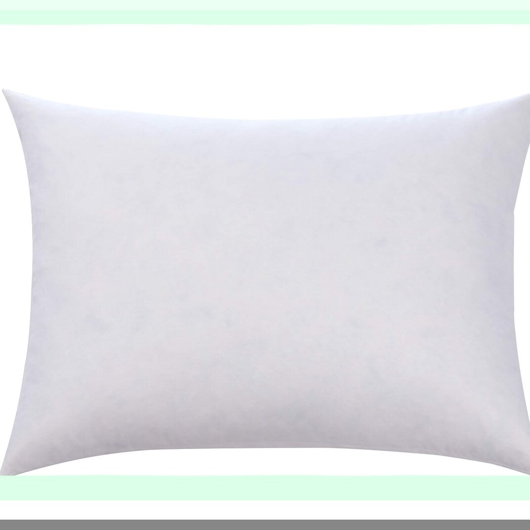 CottonLux Down Pillow - Decorative Firm Sleepers Pillow Cover - White 12x16 - 100% Cotton - Luxurious Comfort for Quality Sleep