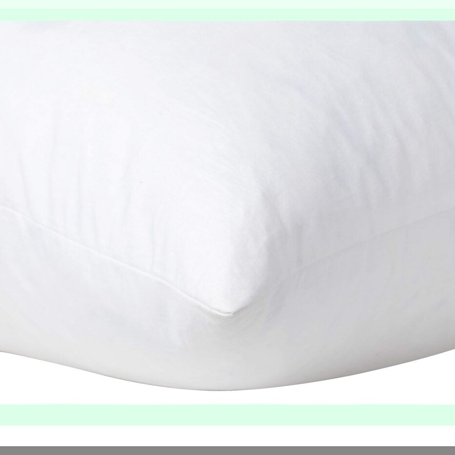 CottonLux Down Pillow - Decorative Firm Sleepers Pillow Cover - White 12x16 - 100% Cotton - Luxurious Comfort for Quality Sleep