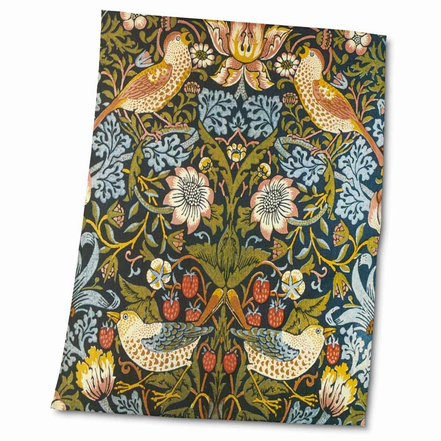 William Morris Strawberry Thief Pattern Towels 15" x 22"