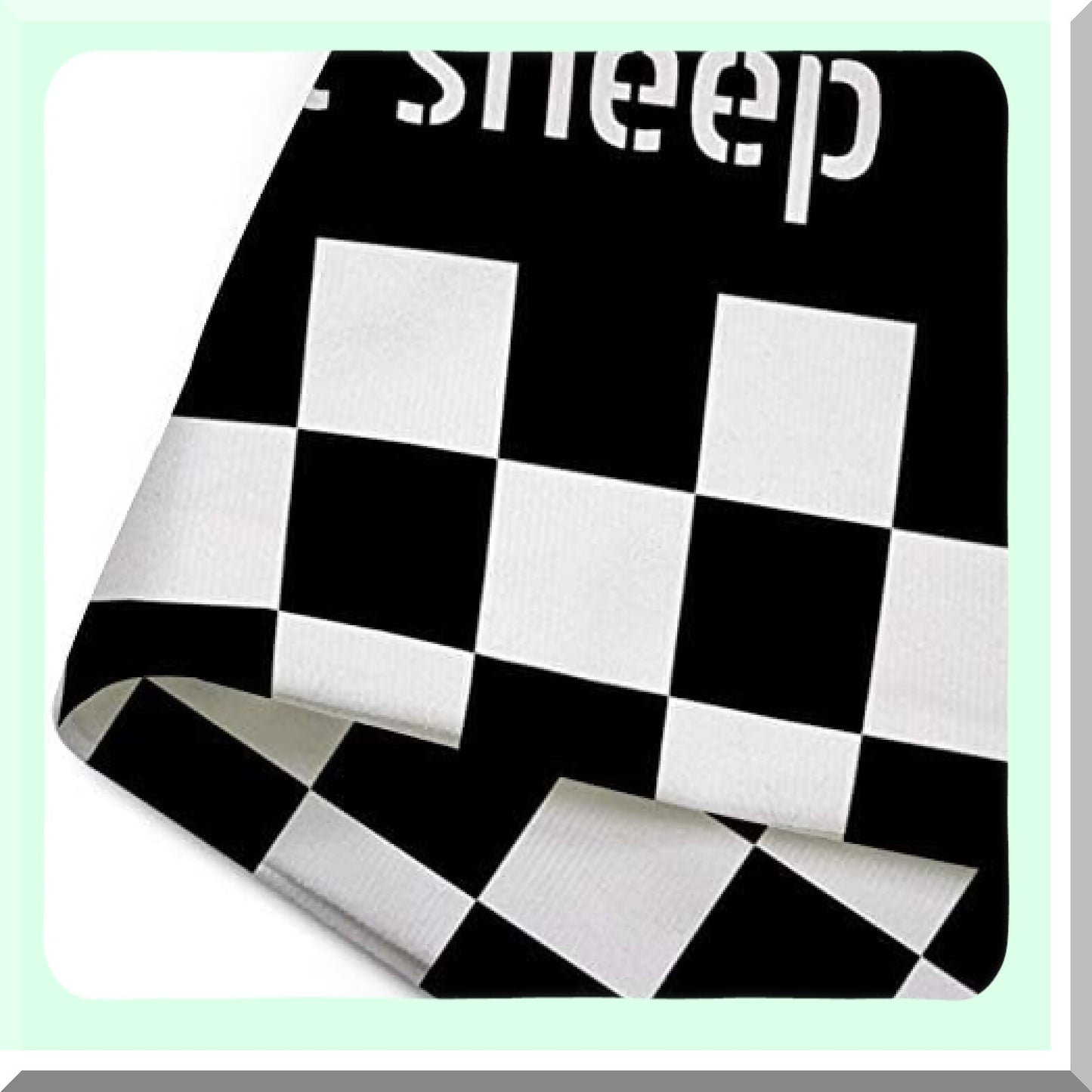 Checkered Formula Motorsport Pillowcase Set - Black & White Decorative Throw Pillow Cover for Home Decor, 18 x 18 inch Square Pattern