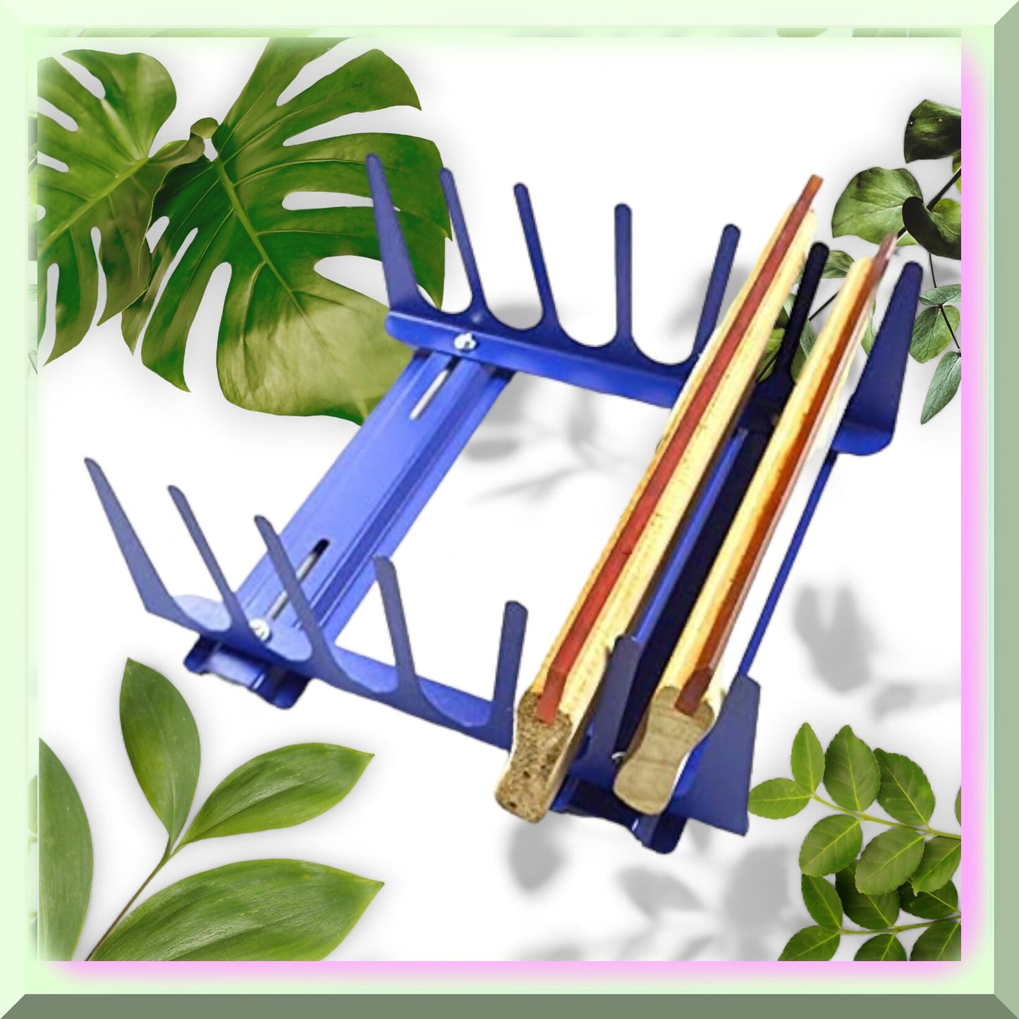 6-Layer Desktop Screen Rack for Squeegees and Scrapers