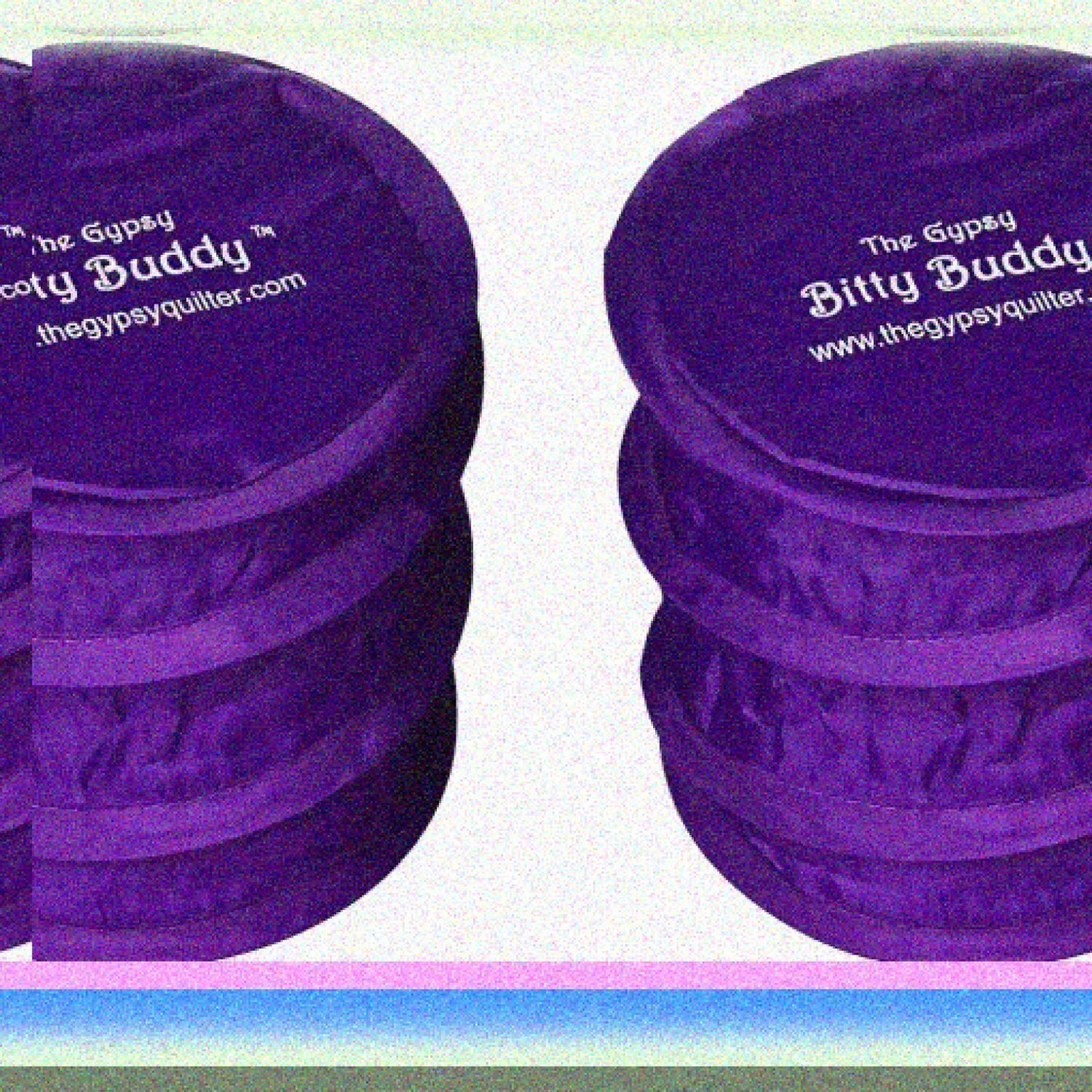 Violet Collapsible Scrap Bag 6x7 inches
