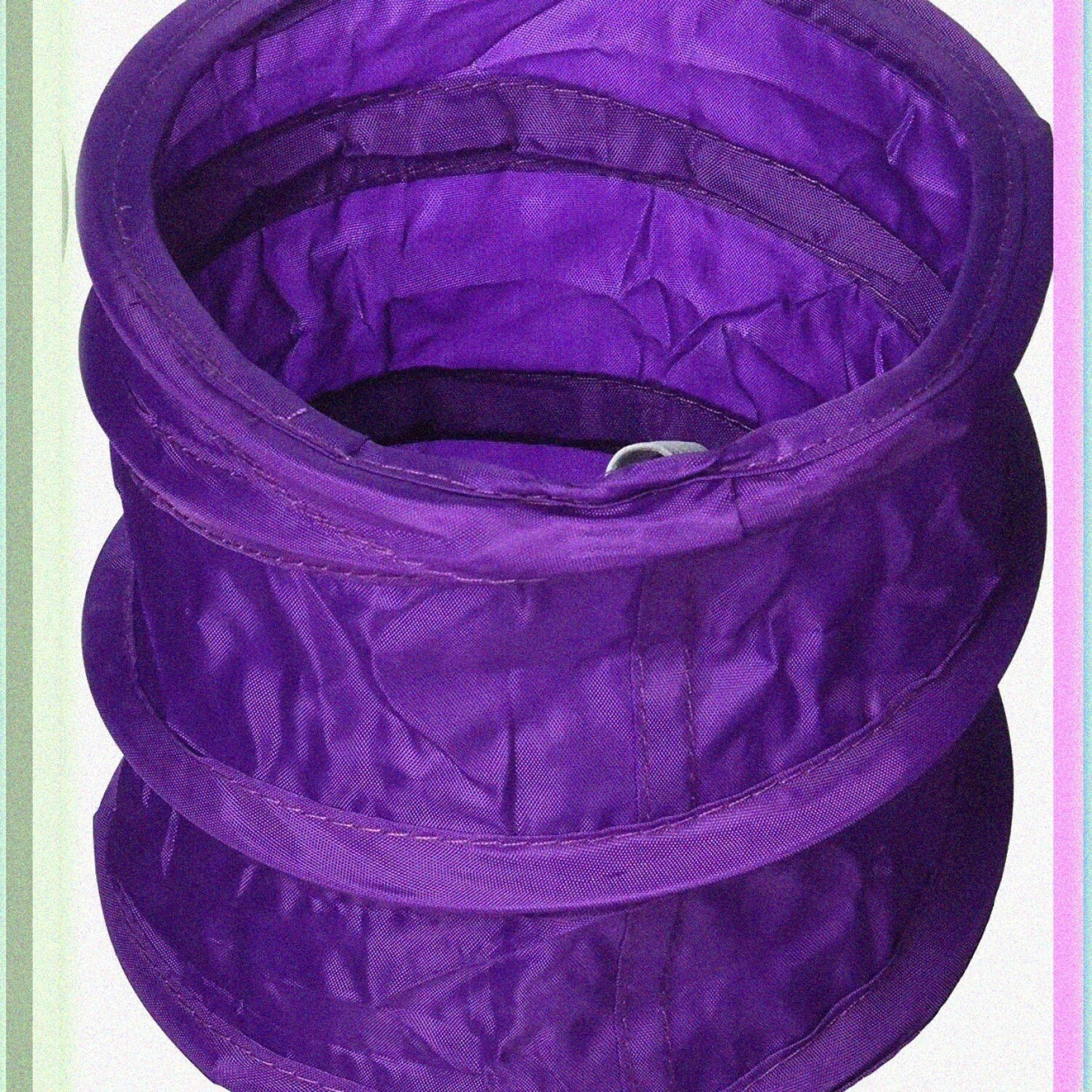 Violet Collapsible Scrap Bag 6x7 inches