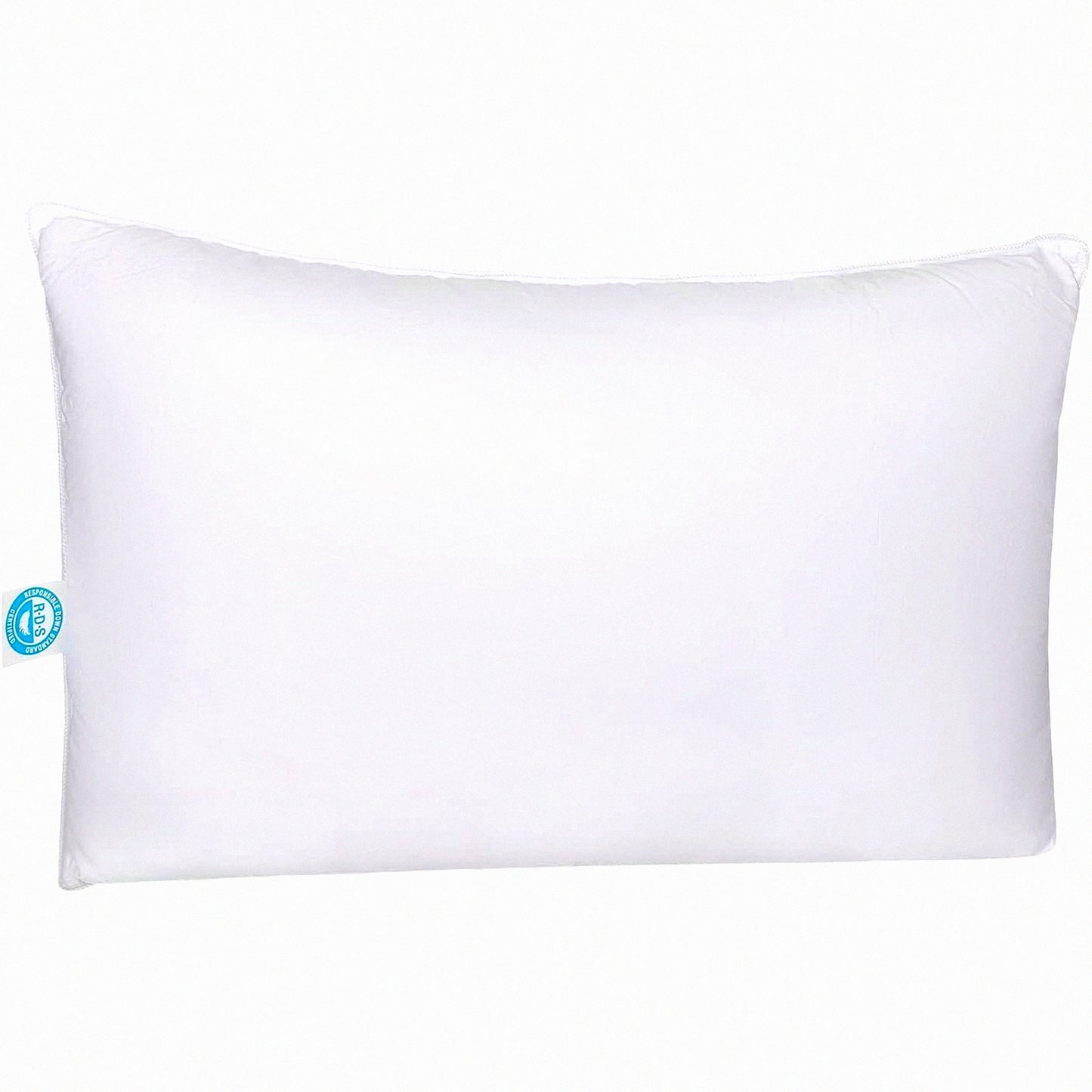 DreamFirm Goose Down Pillow - Medium Support Standard Size 20x26 Inch Hotel Pillow - Cozy Pack of 1 - Soft & Plush Bed Pillow for Sweet Dreams & Comfort