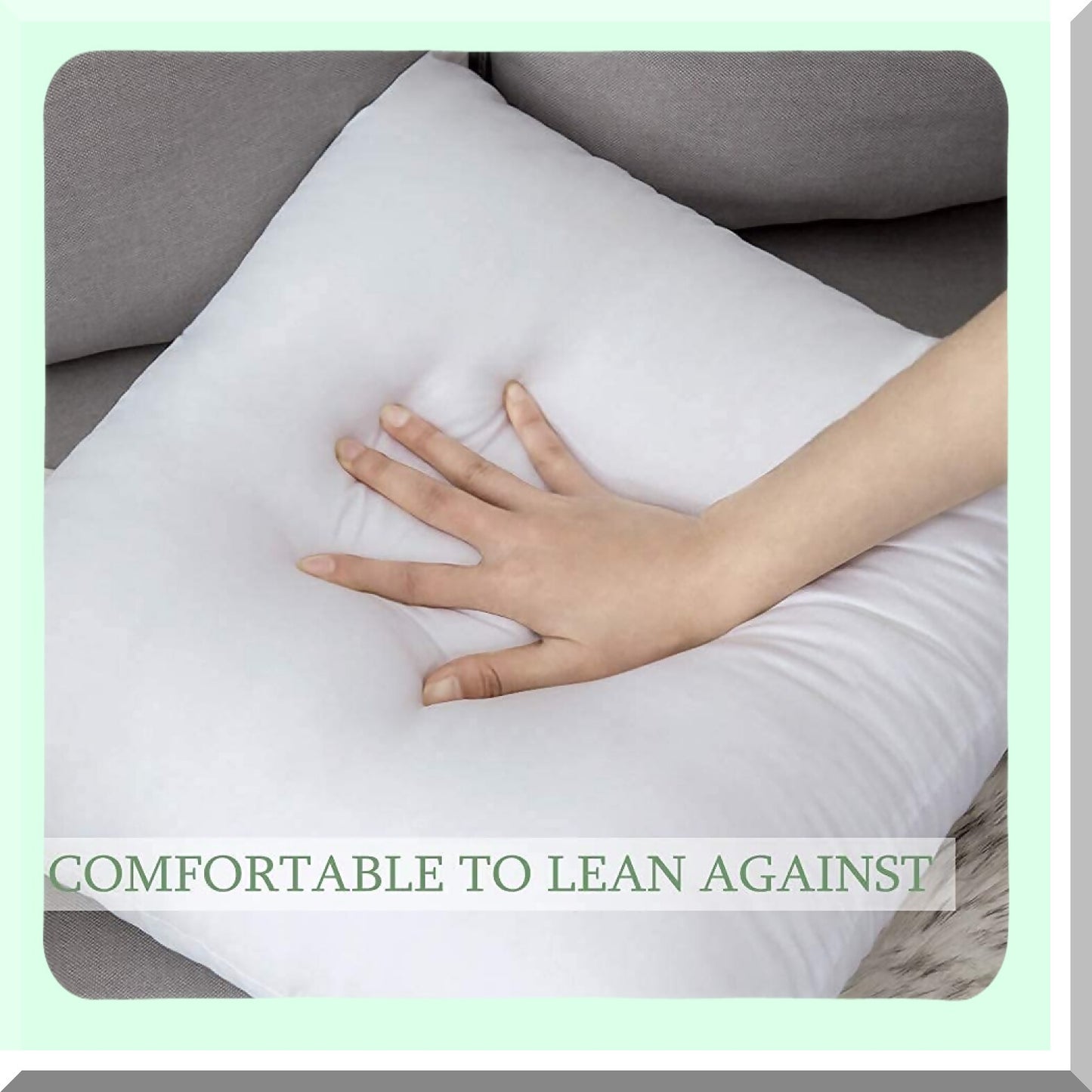 Premium Square Pillow Insert - Plush Sham Stuffer for Decorative Cushions on Bed, Couch, Sofa - 28x28 Inch Comfort and Style