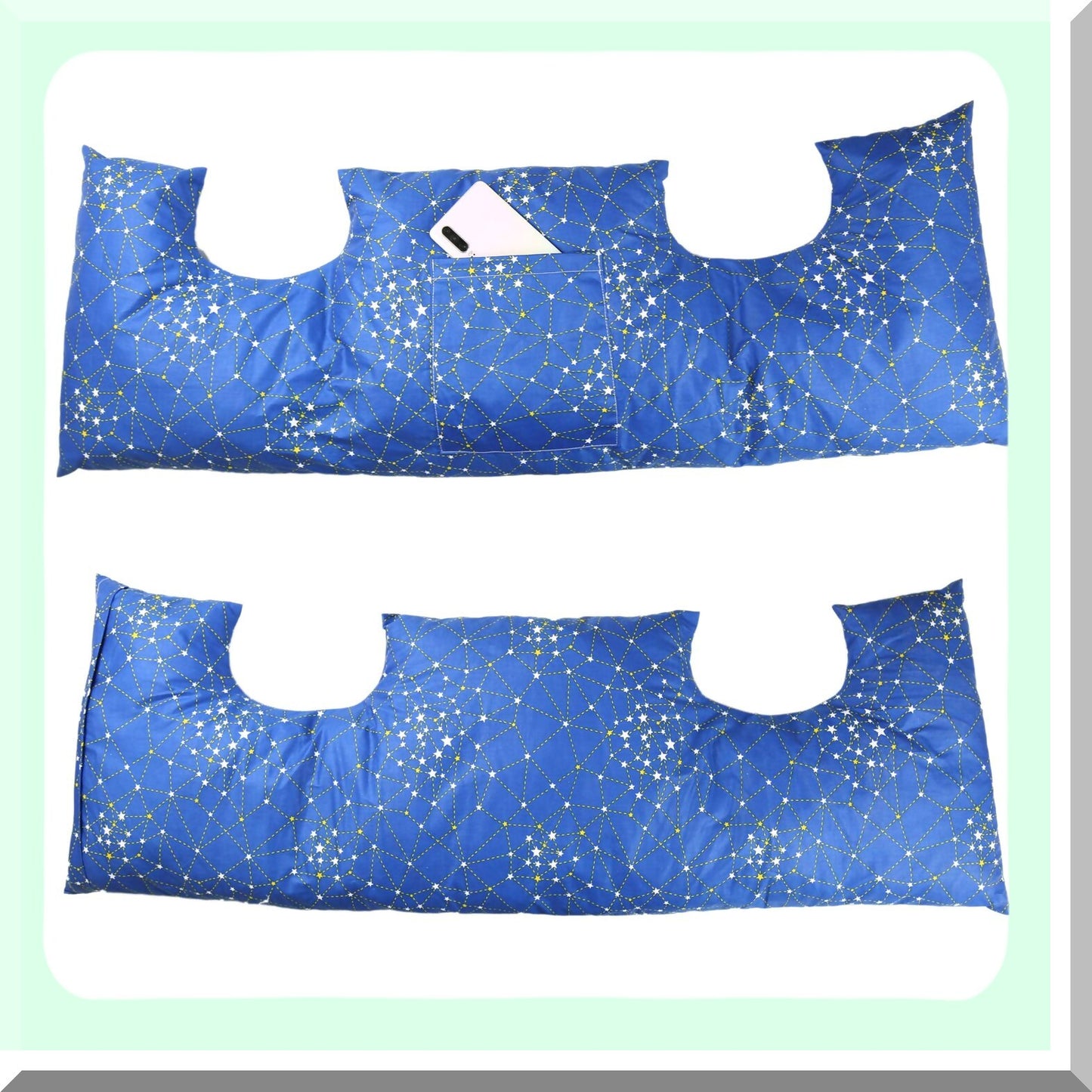 HealEase Mastectomy Recovery Pillow - Lumpectomy Chest Support & Protector - Post-Surgery Patient Care - Cobalt Blue Breast Surgery Healing Aid