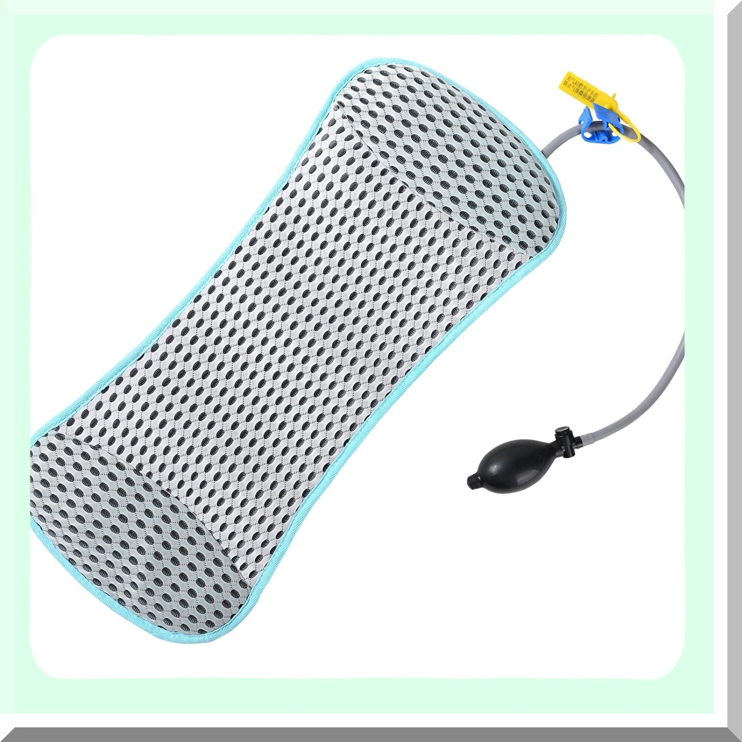 SleepEase Inflatable Lumbar Support Pillow - Comfortable Back Pillow for Sleeping - Portable Lower Back Pain Relief - Bed Rest Pillow for Better Sleep