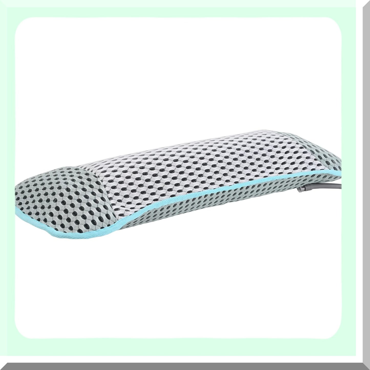 SleepEase Inflatable Lumbar Support Pillow - Comfortable Back Pillow for Sleeping - Portable Lower Back Pain Relief - Bed Rest Pillow for Better Sleep