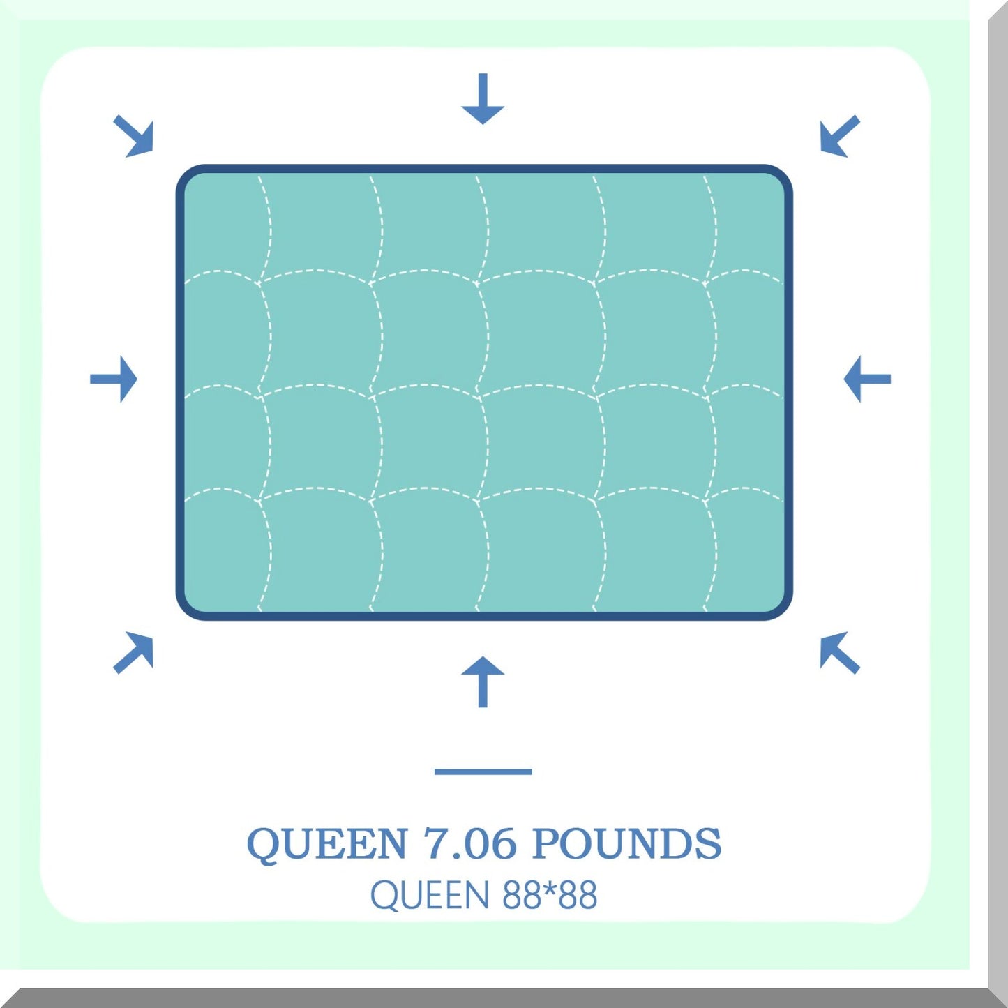 CoolMax All Season Queen Size Comforter - Moisture Wicking Duvet Insert for Night Sweats - Dark Grey Lightweight Bedding with Corner Tabs - 88"x88"
