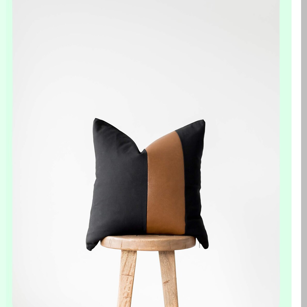 Luxury Mali Boho Pillow Covers - Set of 4 | Modern 18x18 Decorative Cushion Cases | Durable & Machine Washable | Black & Brown Design