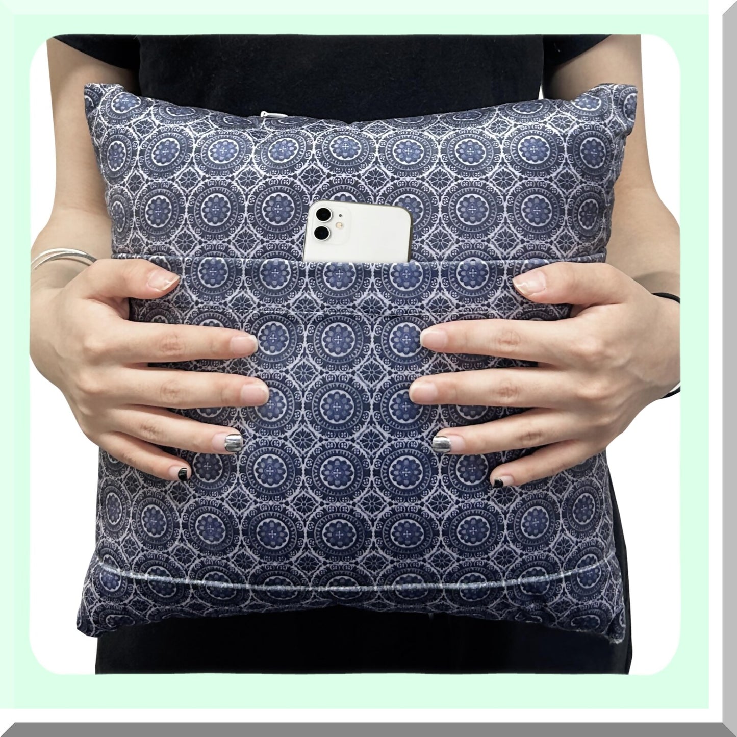 RecoverEase Comfort Pillow - Post-Op Support for Women | Hysterectomy, Tummy Tuck, Mastectomy | Ice Pockets, Cushion Insert | Abdominal Surgery Gifts