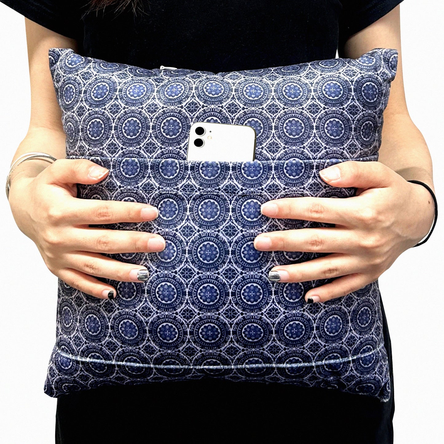 RecoverEase Comfort Pillow - Post-Op Support for Women | Hysterectomy, Tummy Tuck, Mastectomy | Ice Pockets, Cushion Insert | Abdominal Surgery Gifts