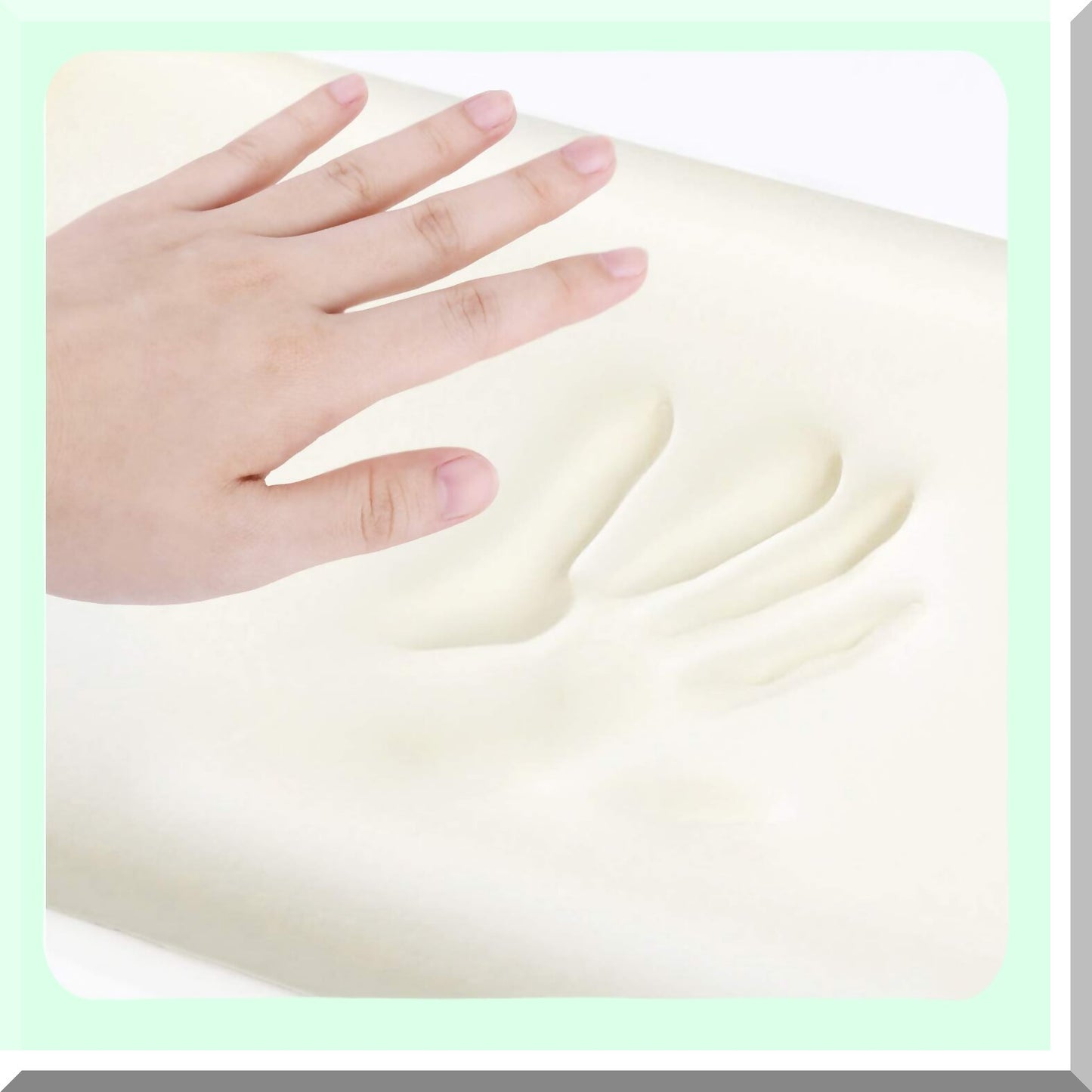 OrthoSleep Queen Memory Foam Contour Pillow - Neck & Cervical Support for Back, Side, Stomach Sleepers - Hypoallergenic Pillowcase Included